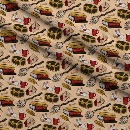Owl Post Academy Pattern 17 Minky Fabric