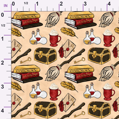 Owl Post Academy Pattern 17 Minky Fabric