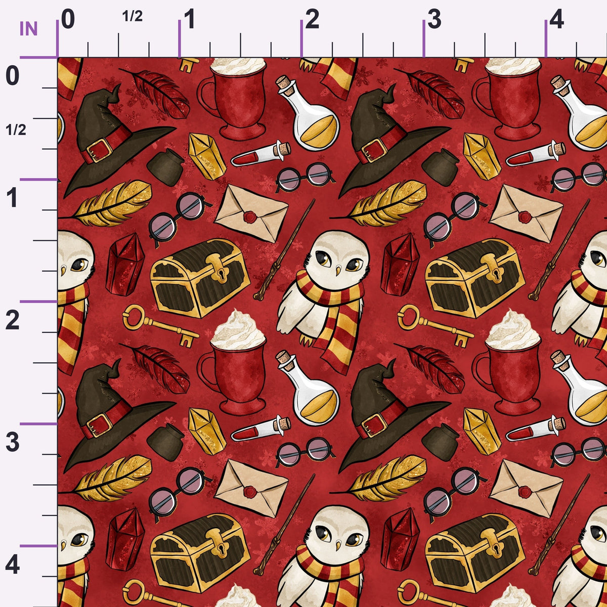 Owl Post Academy Pattern 18 Minky Fabric