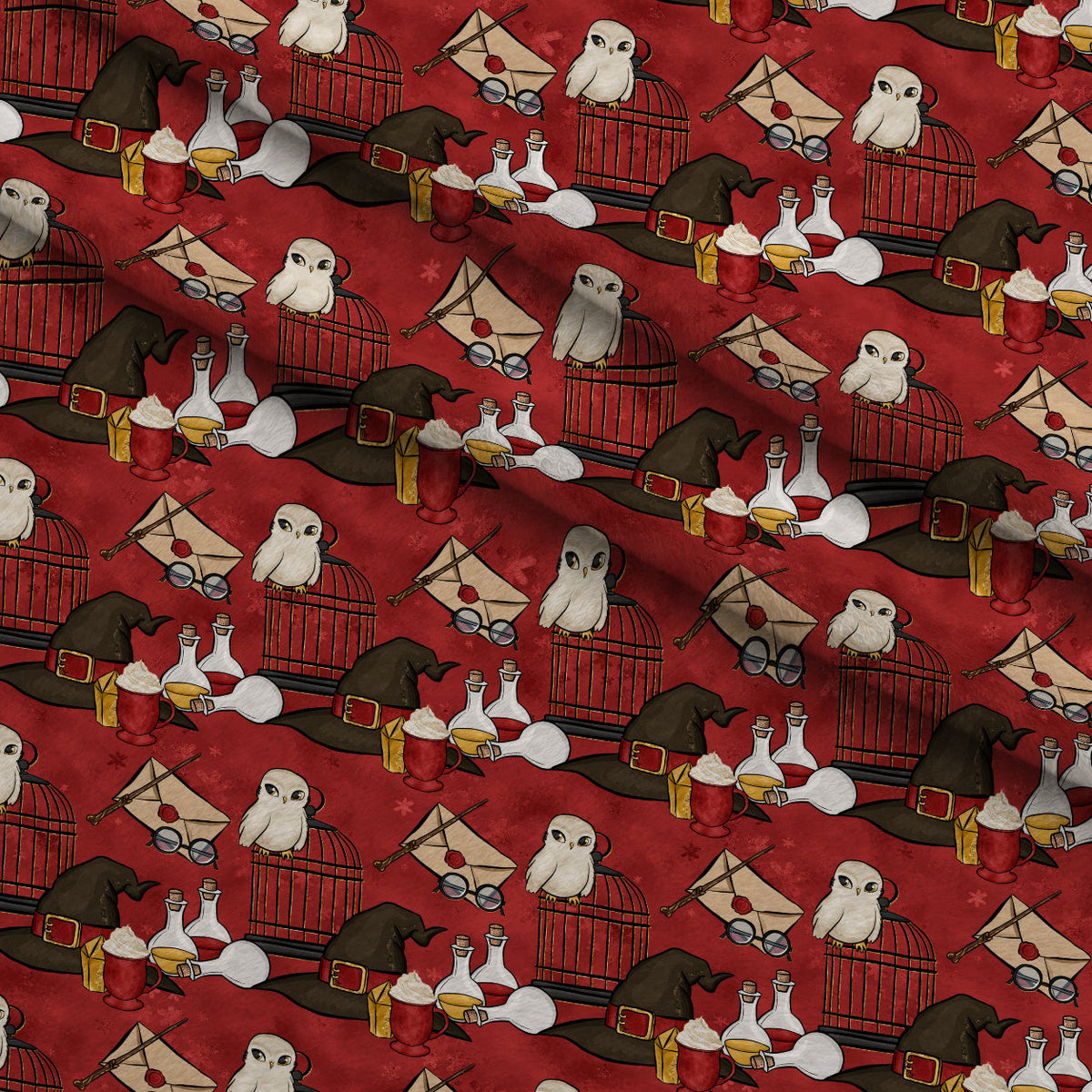 Owl Post Academy Pattern 21 Minky Fabric
