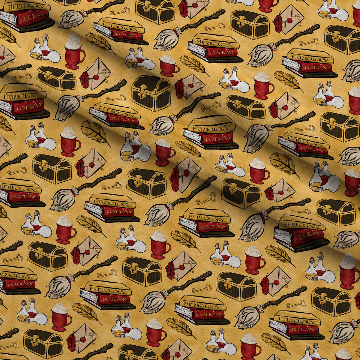 Owl Post Academy Pattern 22 Minky Fabric