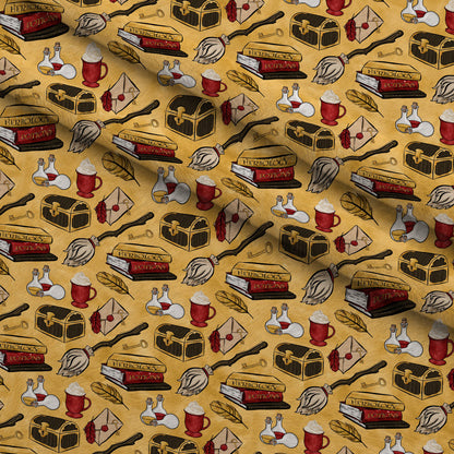 Owl Post Academy Pattern 22 Minky Fabric