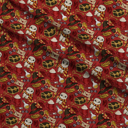 Owl Post Academy Pattern 23 Minky Fabric