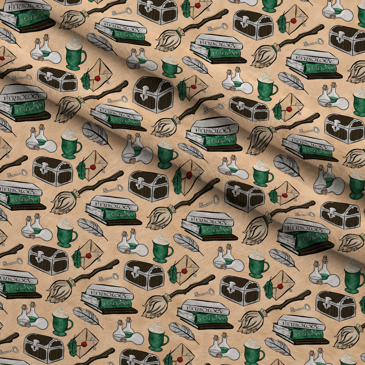 Owl Post Academy Pattern 25 Minky Fabric