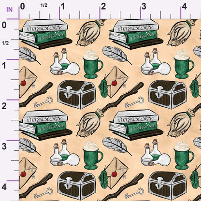 Owl Post Academy Pattern 25 Minky Fabric