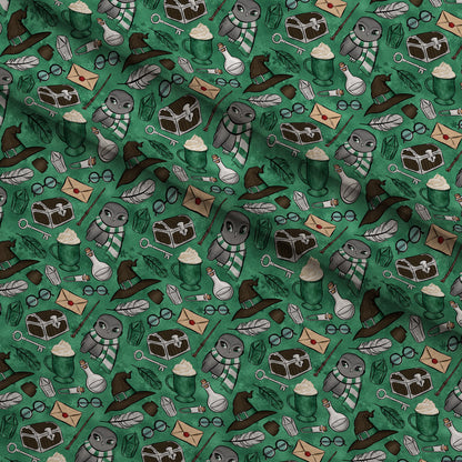 Owl Post Academy Pattern 26 Minky Fabric