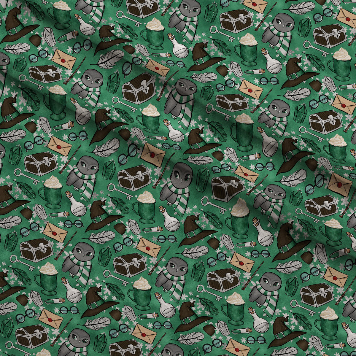 Owl Post Academy Pattern 31 Minky Fabric