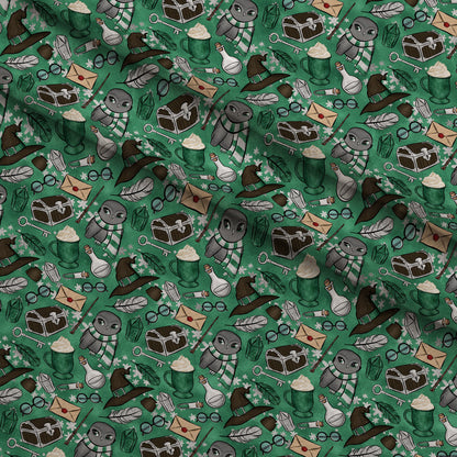 Owl Post Academy Pattern 31 Minky Fabric