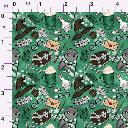 Owl Post Academy Pattern 31 Minky Fabric