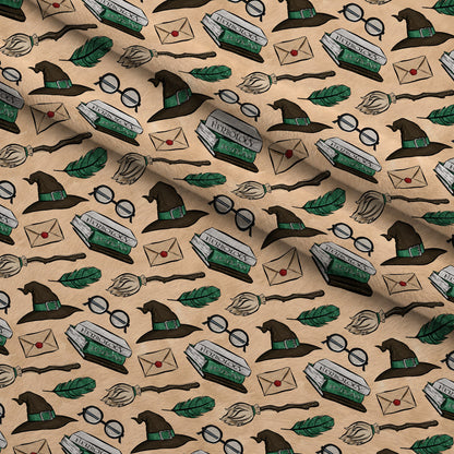 Owl Post Academy Pattern 32 Minky Fabric