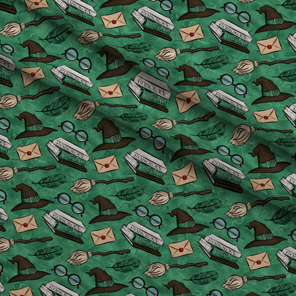 Owl Post Academy Pattern 34 Minky Fabric