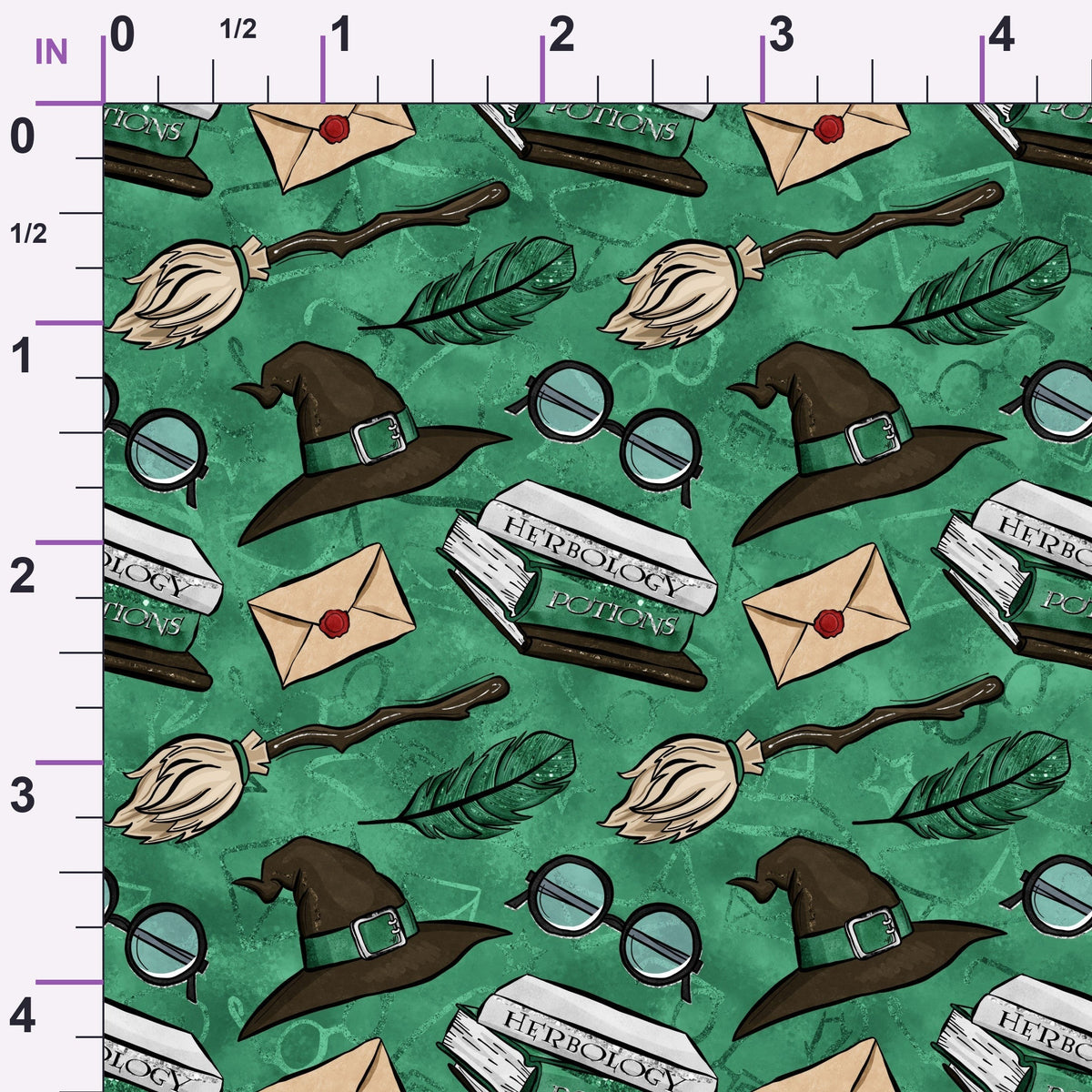 Owl Post Academy Pattern 34 Minky Fabric