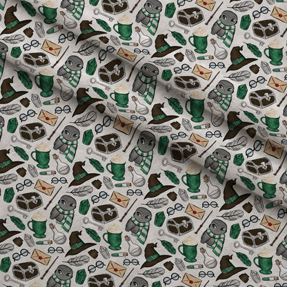 Owl Post Academy Pattern 35 Minky Fabric