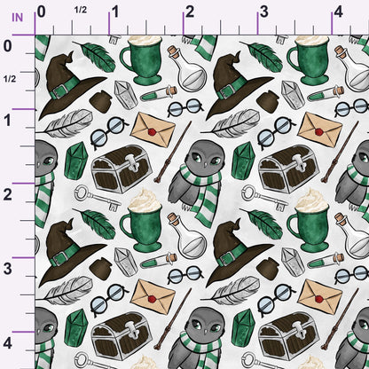 Owl Post Academy Pattern 35 Minky Fabric