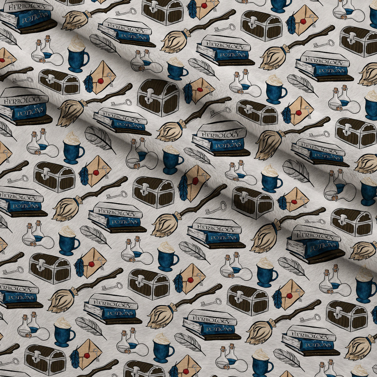 Owl Post Academy Pattern 38 Minky Fabric