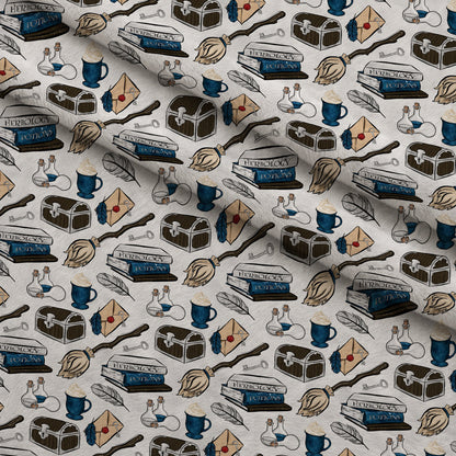 Owl Post Academy Pattern 38 Minky Fabric