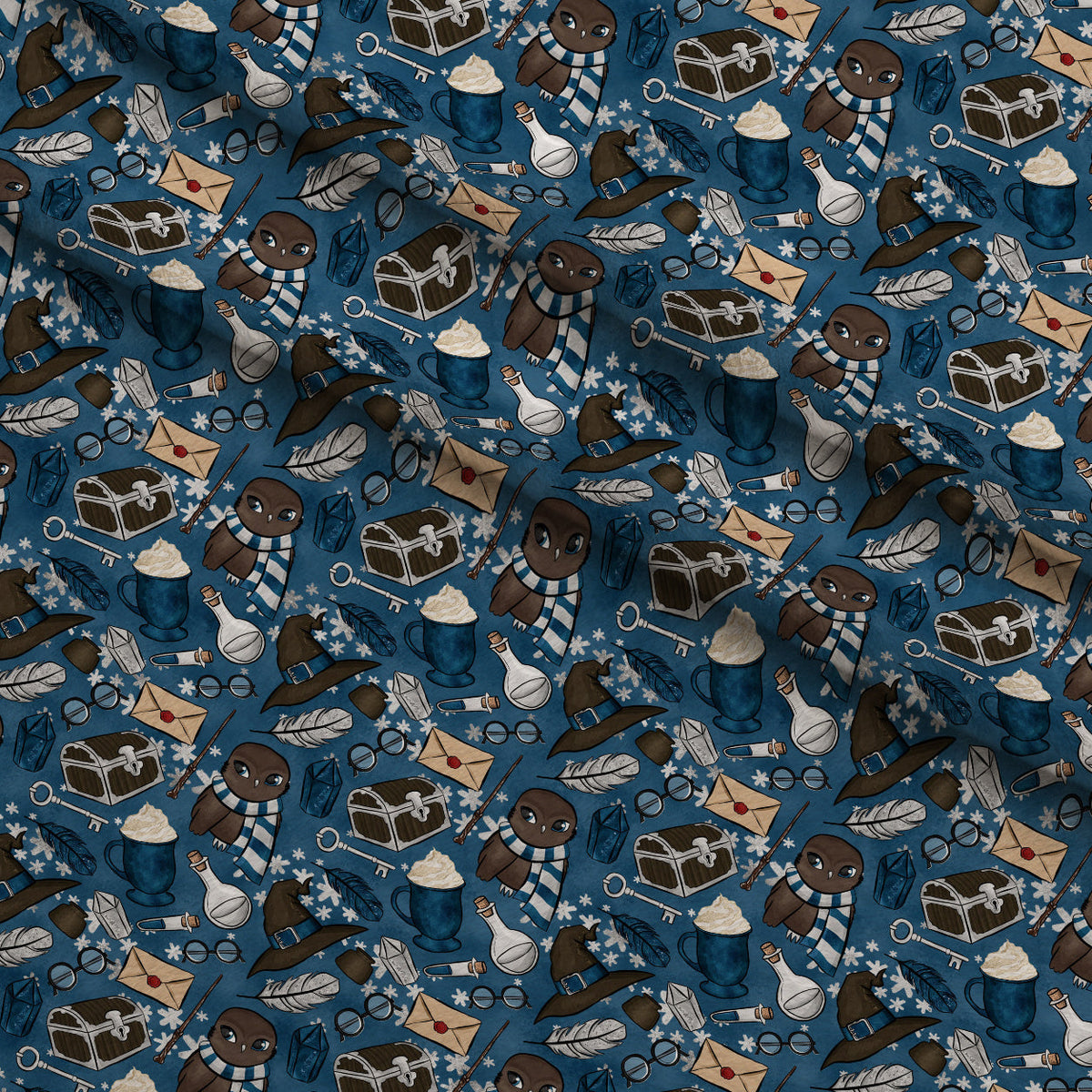 Owl Post Academy Pattern 39 Minky Fabric