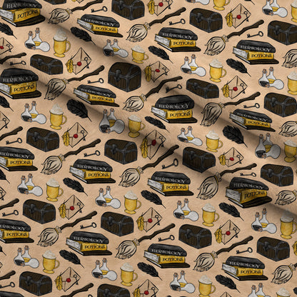 Owl Post Academy Pattern 4 Minky Fabric