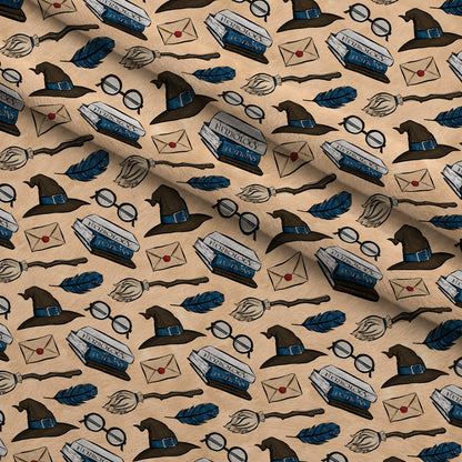 Owl Post Academy Pattern 40 Minky Fabric