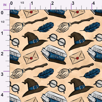 Owl Post Academy Pattern 40 Minky Fabric