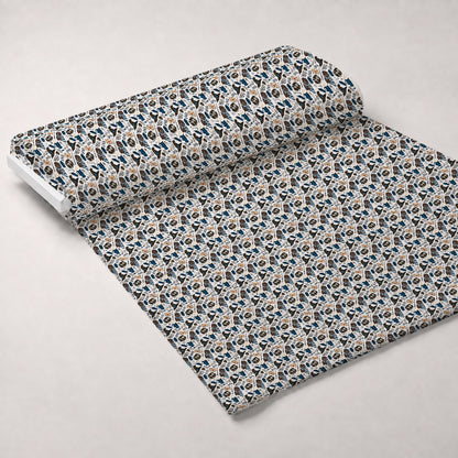 Owl Post Academy Pattern 43 Minky Fabric