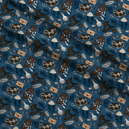Owl Post Academy Pattern 46 Minky Fabric