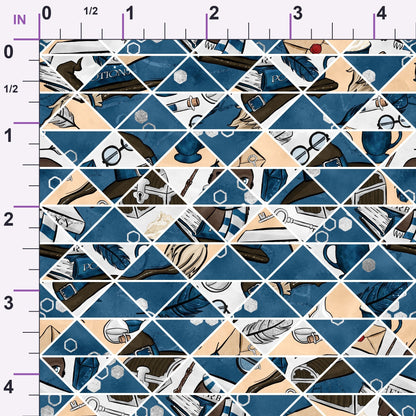 Owl Post Academy Pattern 47 Minky Fabric