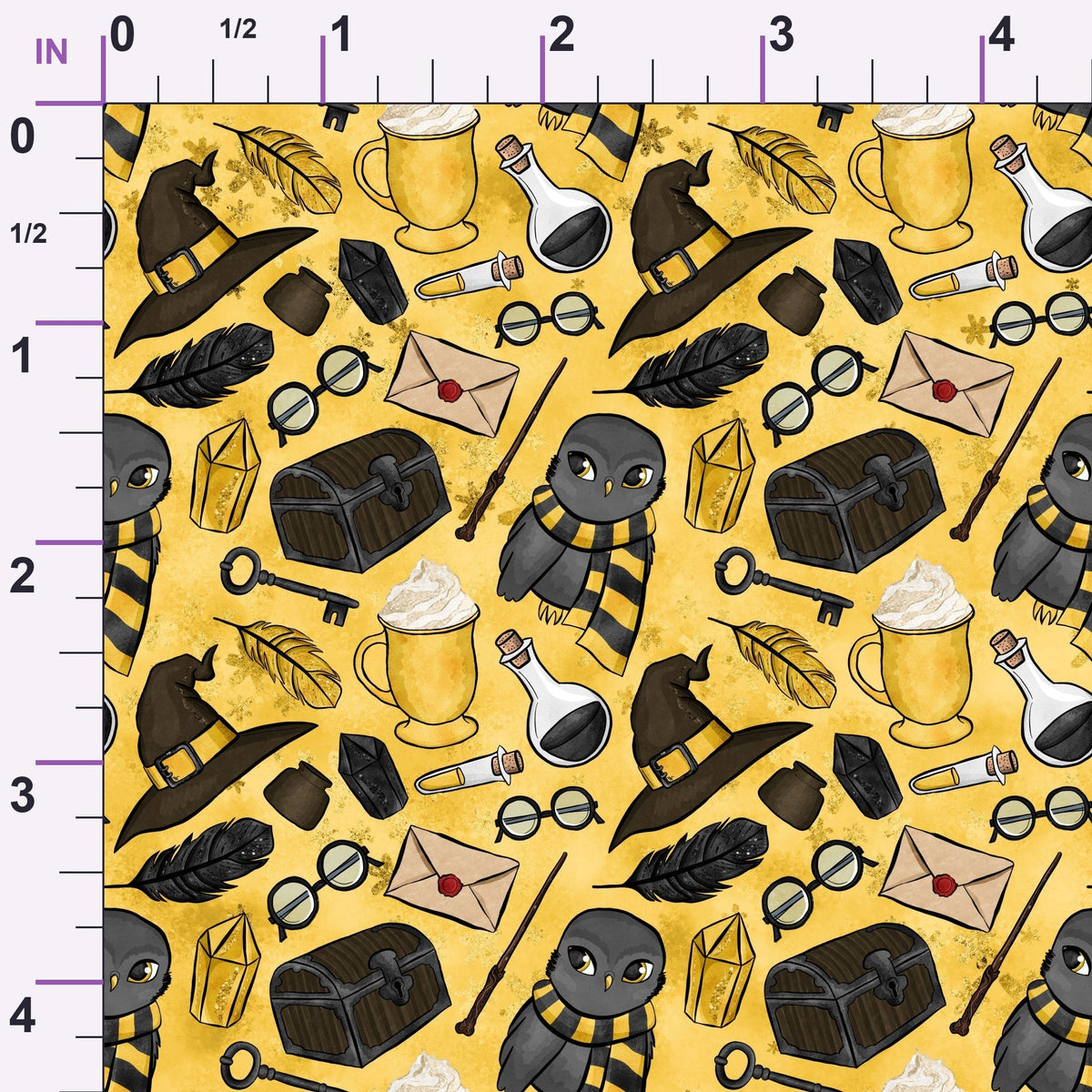 Owl Post Academy Pattern 5 Minky Fabric