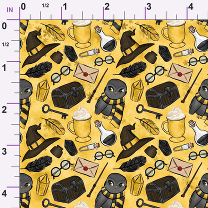 Owl Post Academy Pattern 5 Minky Fabric