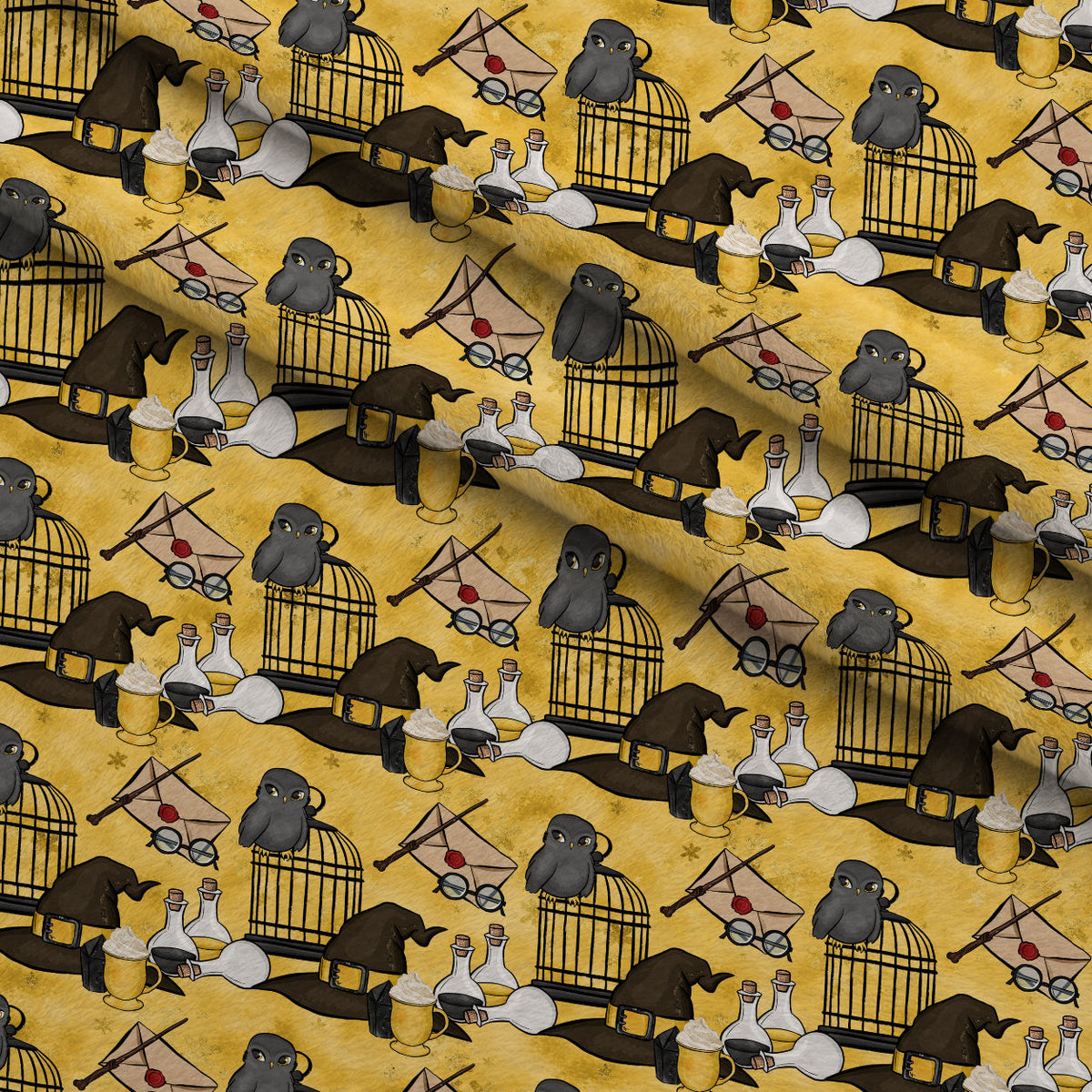 Owl Post Academy Pattern 8 Minky Fabric