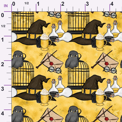 Owl Post Academy Pattern 8 Minky Fabric