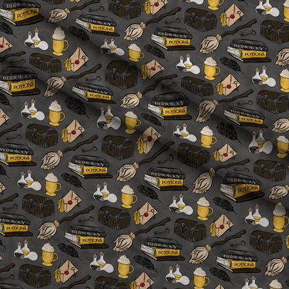 Owl Post Academy Pattern 9 Minky Fabric