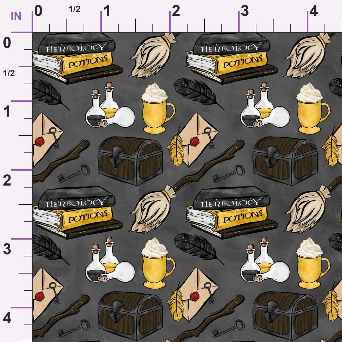 Owl Post Academy Pattern 9 Minky Fabric