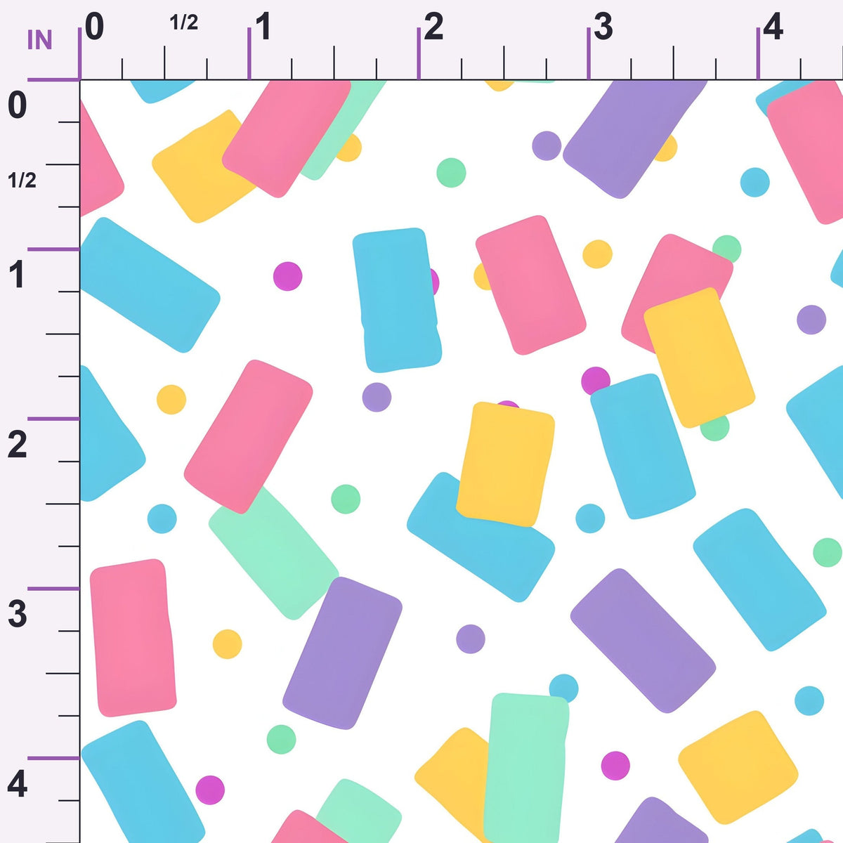 Paintbox Patches Pattern 10 Minky Fabric