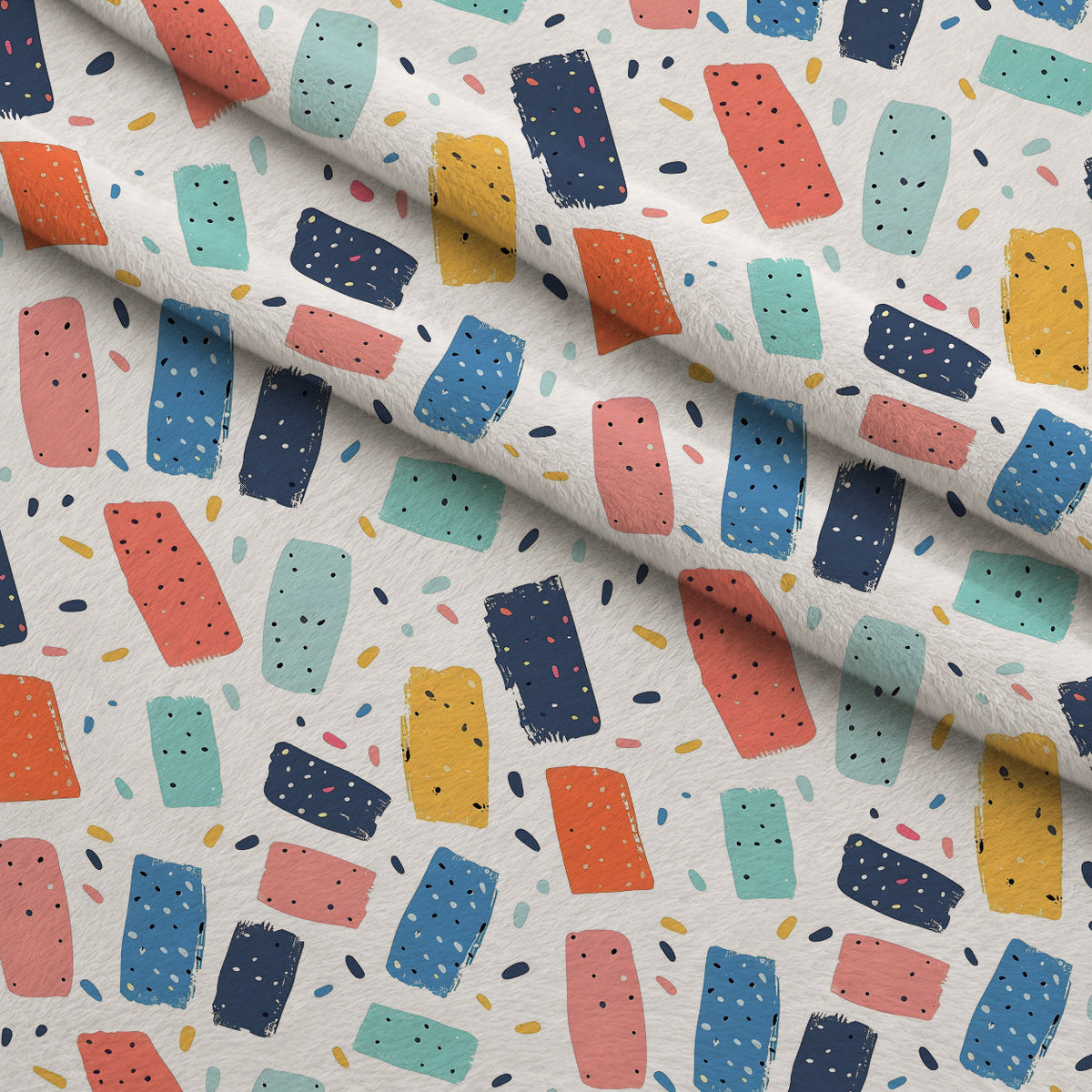 Paintbox Patches Pattern 11 Minky Fabric