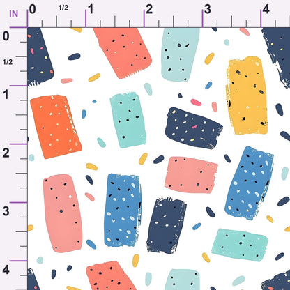 Paintbox Patches Pattern 11 Minky Fabric