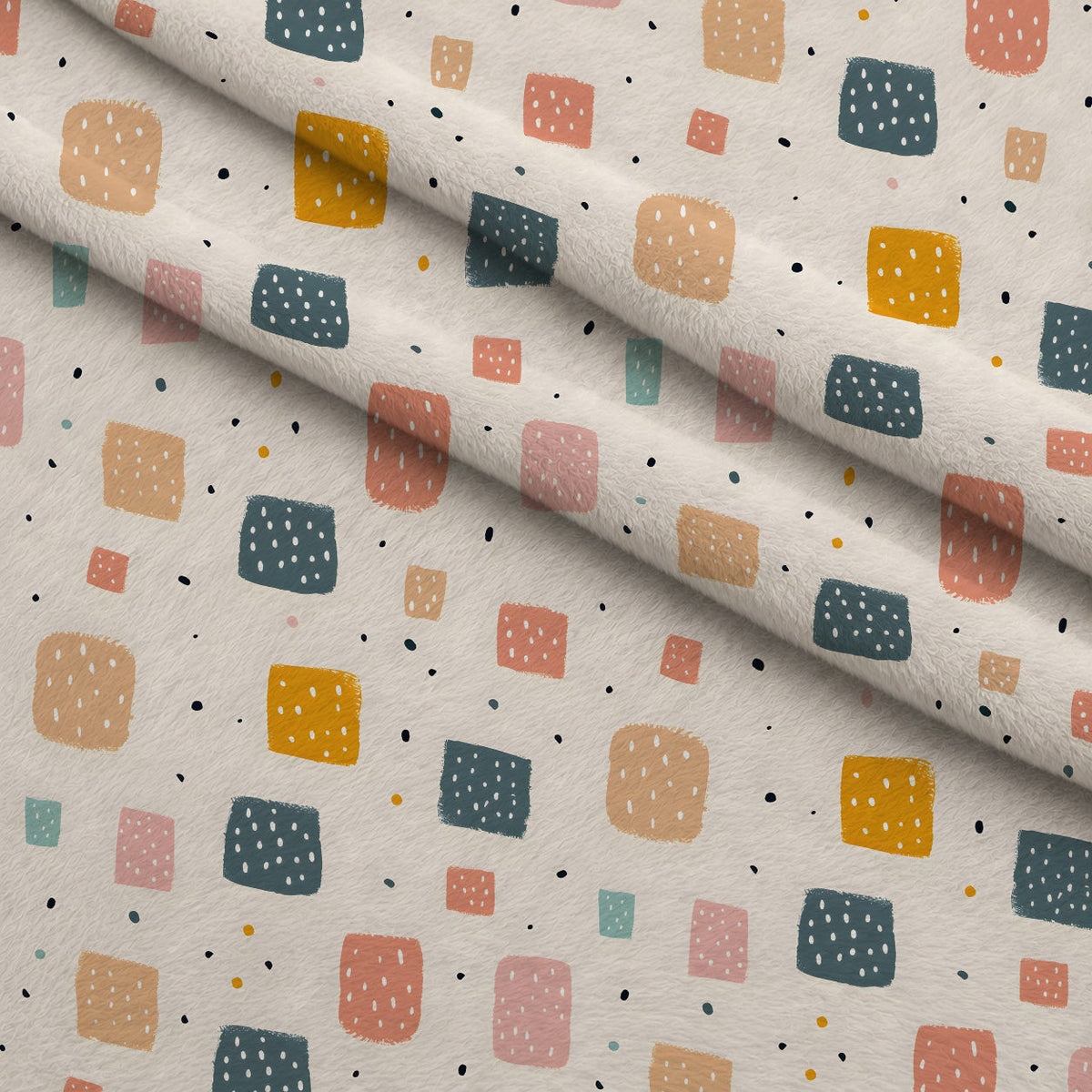 Paintbox Patches Pattern 12 Minky Fabric