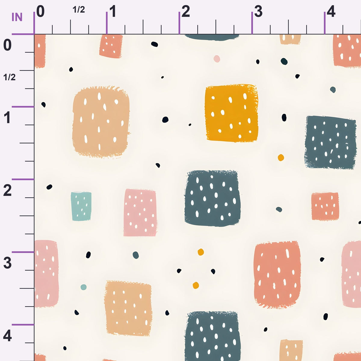 Paintbox Patches Pattern 12 Minky Fabric