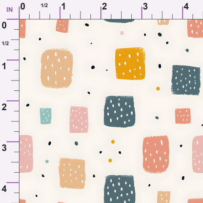 Paintbox Patches Pattern 12 Minky Fabric