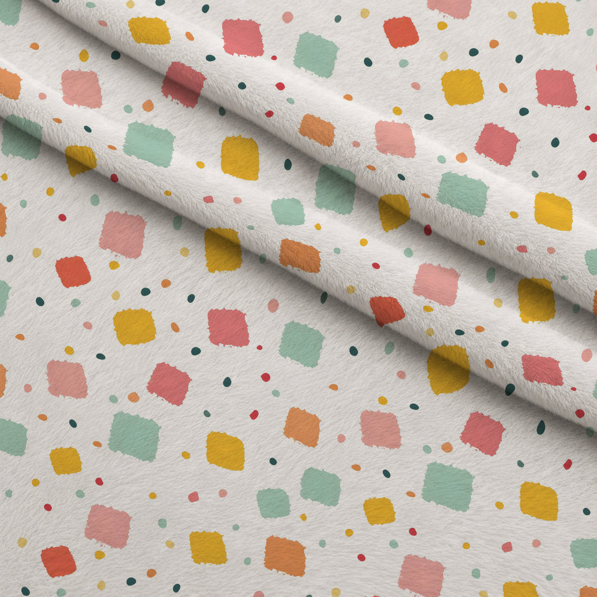 Paintbox Patches Pattern 14 Minky Fabric