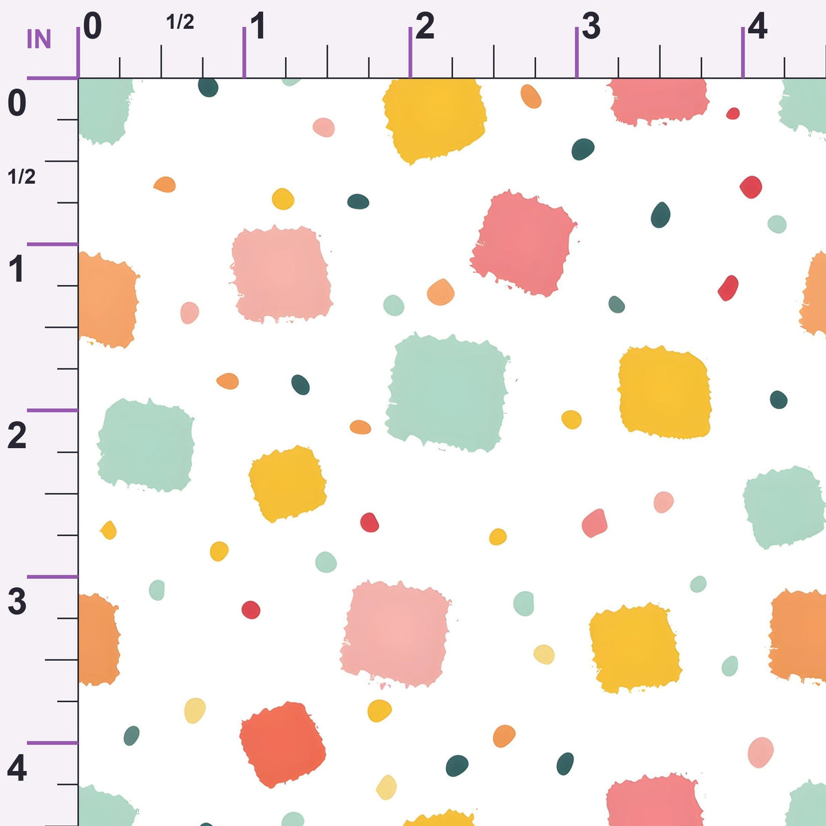 Paintbox Patches Pattern 14 Minky Fabric