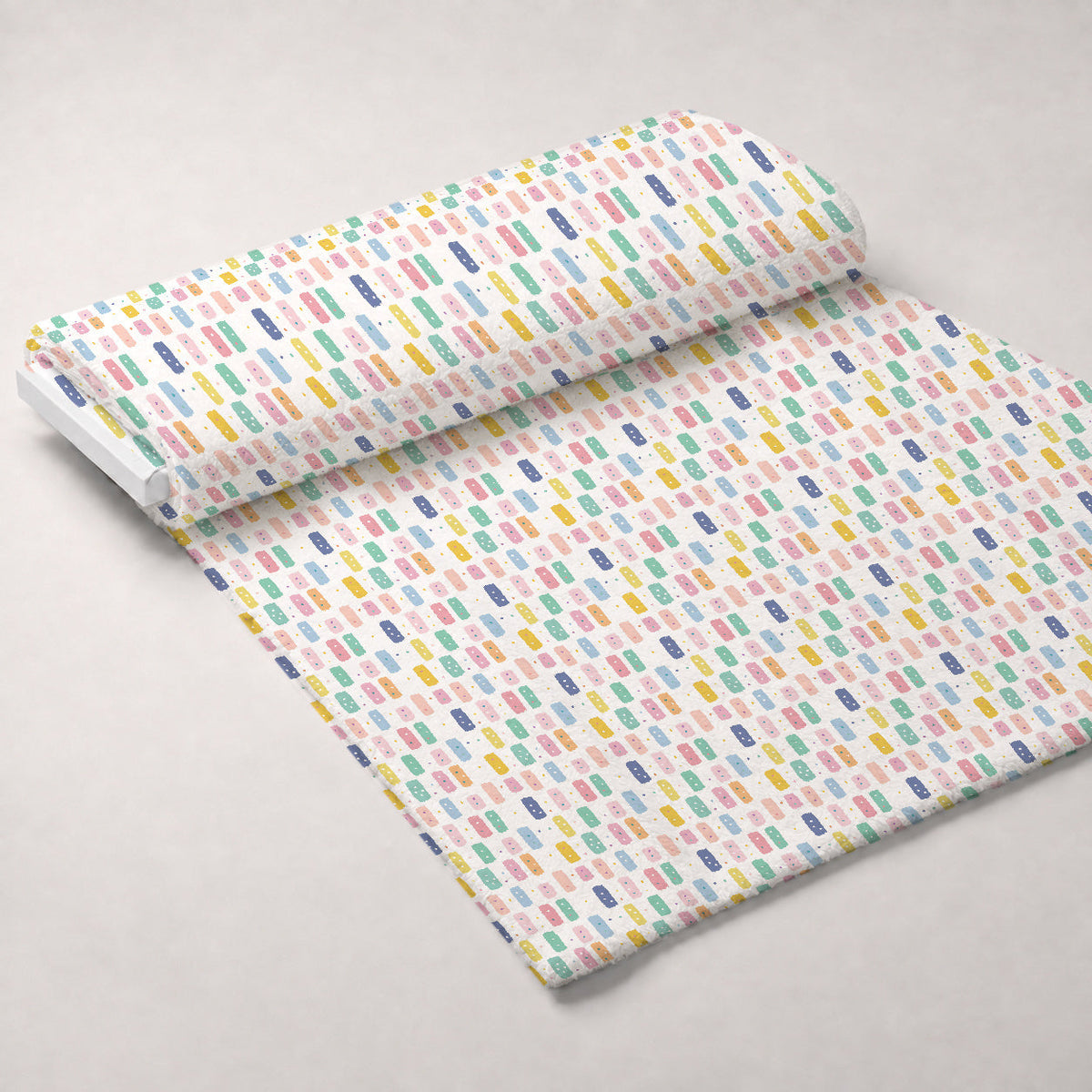 Paintbox Patches Pattern 15 Minky Fabric