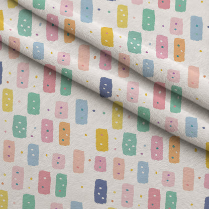 Paintbox Patches Pattern 15 Minky Fabric
