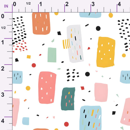 Paintbox Patches Pattern 3 Minky Fabric