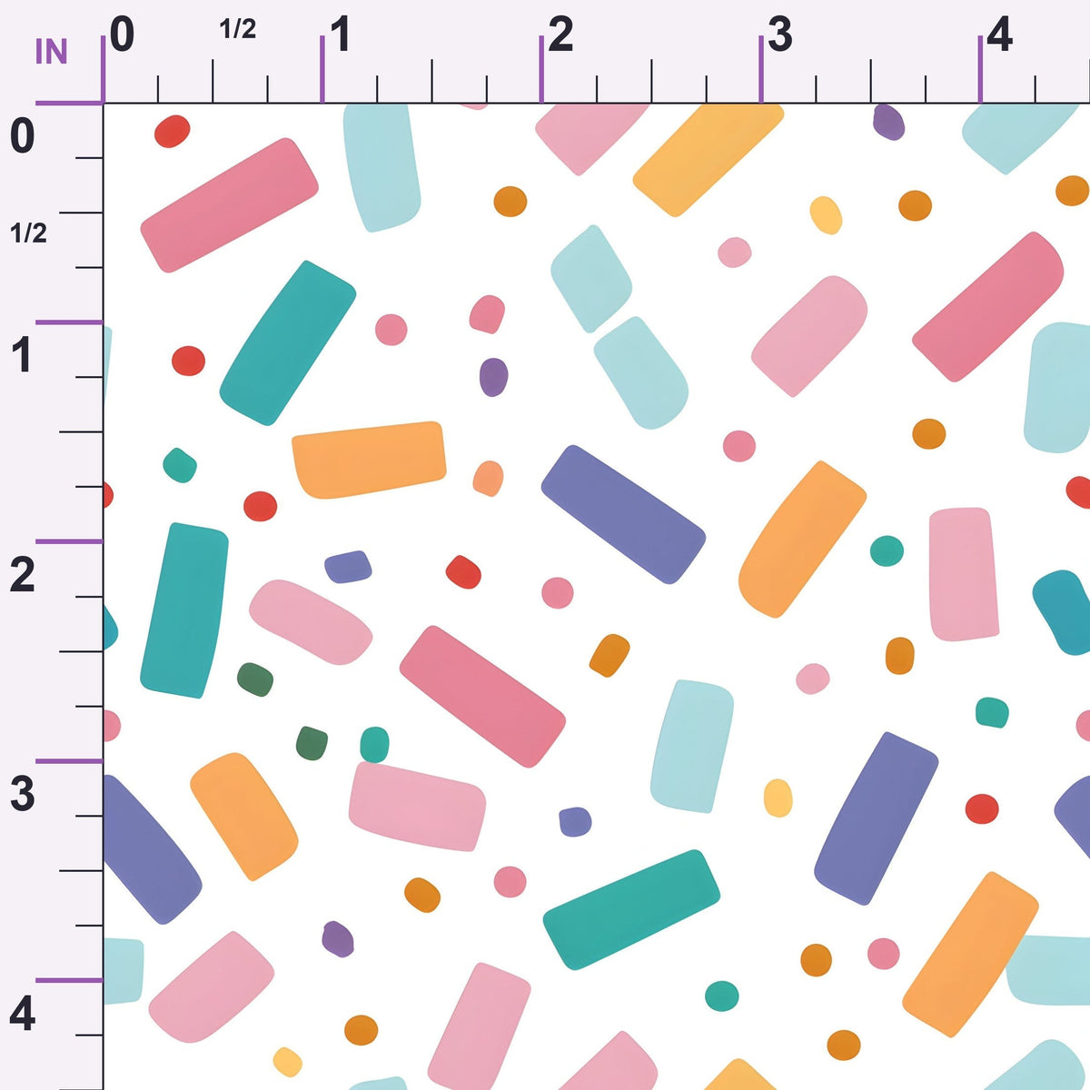 Paintbox Patches Pattern 5 Minky Fabric