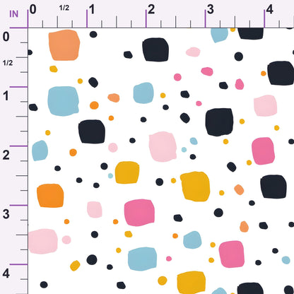 Paintbox Patches Pattern 6 Minky Fabric