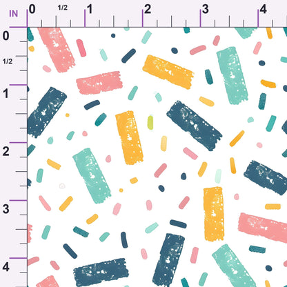 Paintbox Patches Pattern 7 Minky Fabric