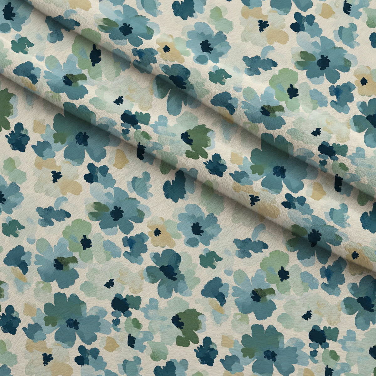 Painted Blossoms Pattern 11 Minky Fabric