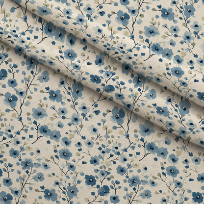 Painted Blossoms Pattern 12 Minky Fabric