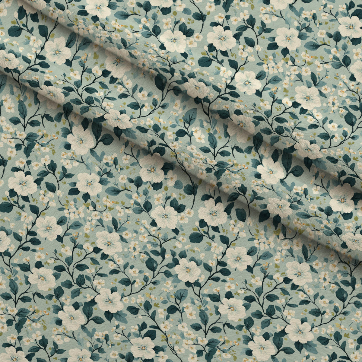 Painted Blossoms Pattern 14 Minky Fabric